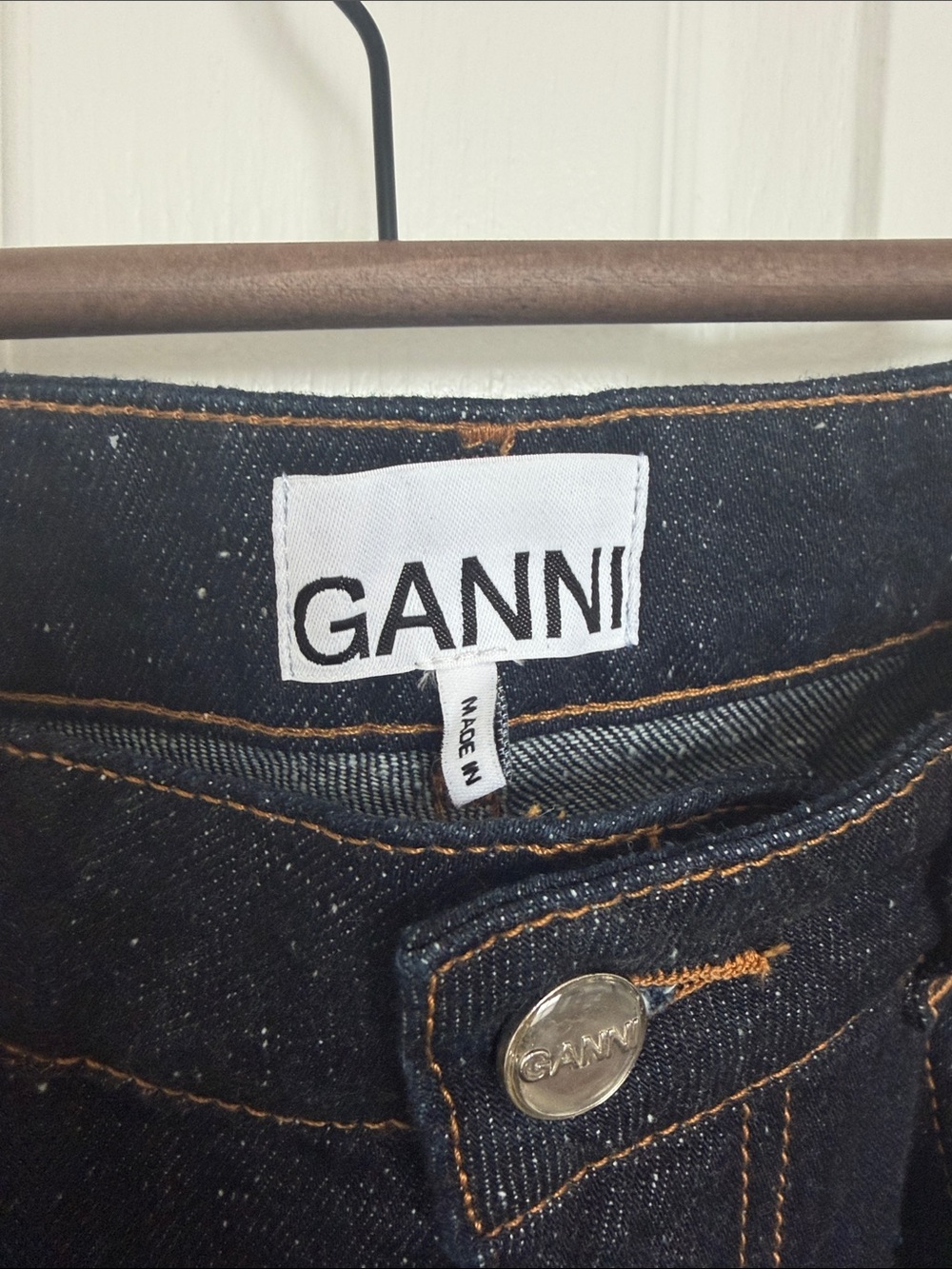 Ganni Neppy Denim Carpenter Jeans - Picture 3 of 4